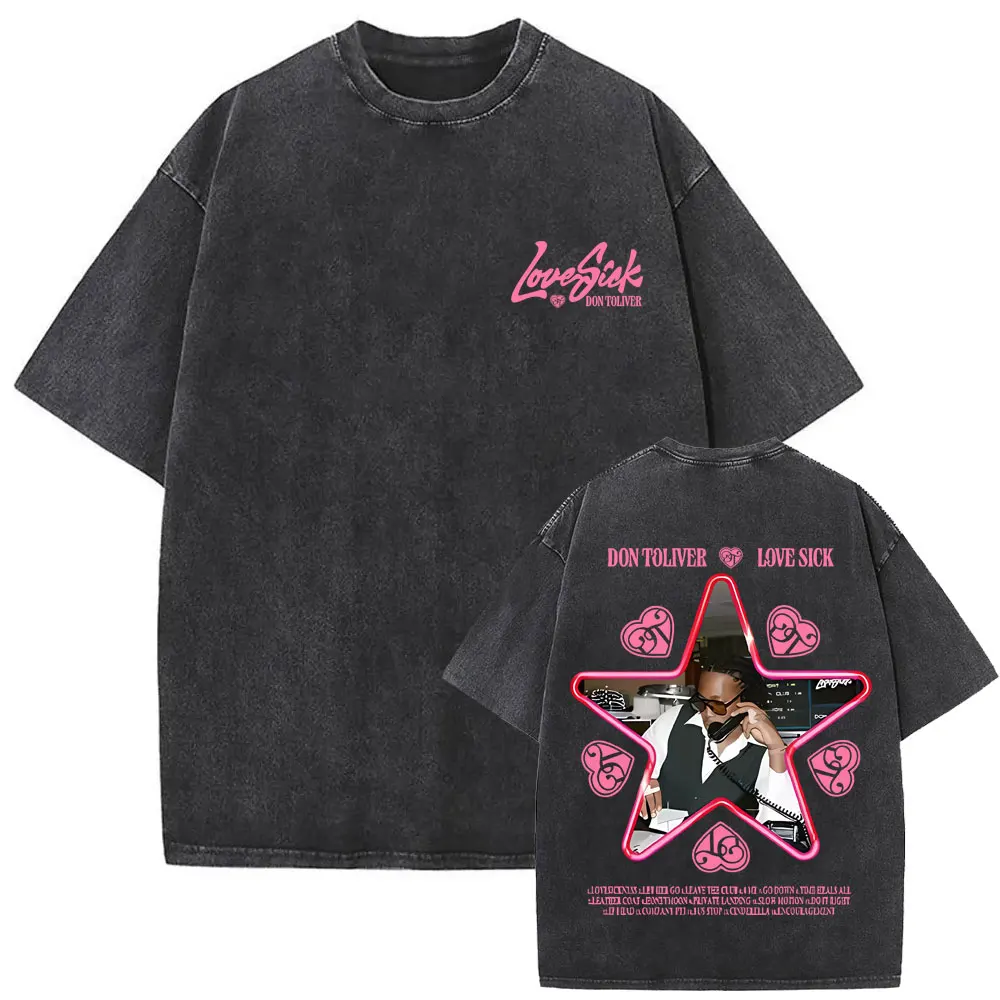 Love Sick Rapper Don Toliver Mineral Wash T-shirt