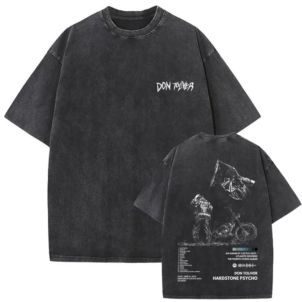 AN ALBUM BY CACTUS JACK-ATLANTIC RECORDS THE FOURTH STUDIO Rapper Don Toliver Mineral Wash T-shirt