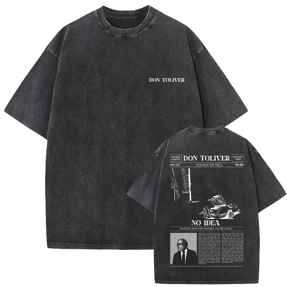 No Idea Rapper Don Toliver Mineral Wash T-shirt
