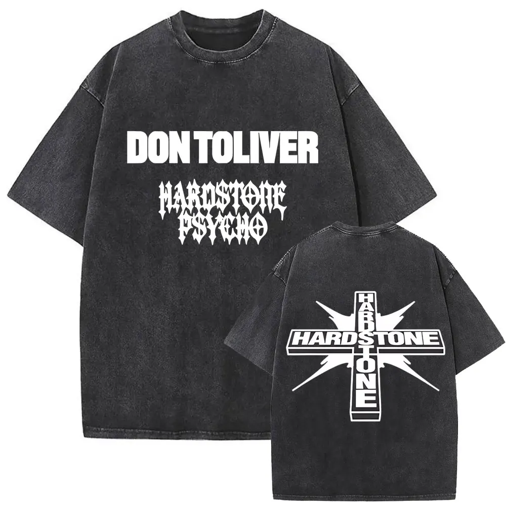 Psycho Tour Hardstone Psycho Rapper Don Toliver Mineral Wash T-shirt