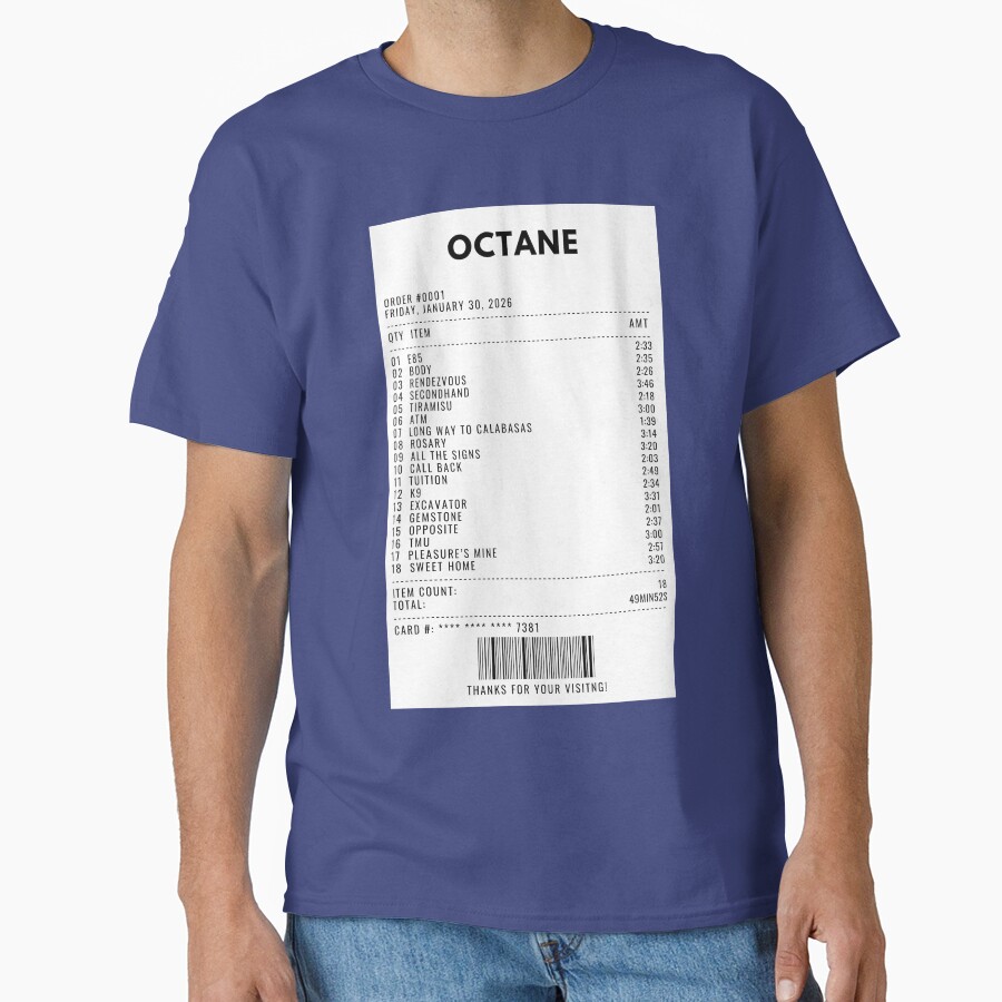 Octane Receipt T-shirt - Image 4