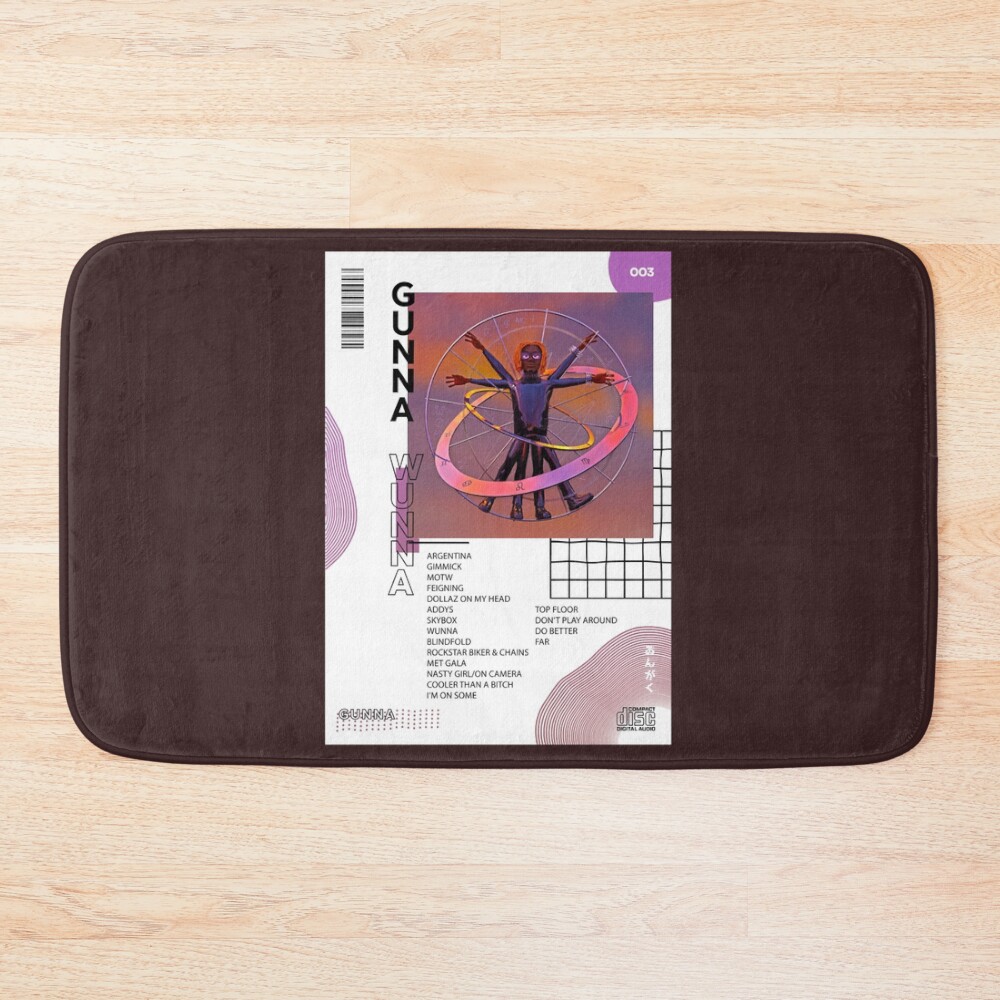 Gunna Wunna Poster Bath Mat